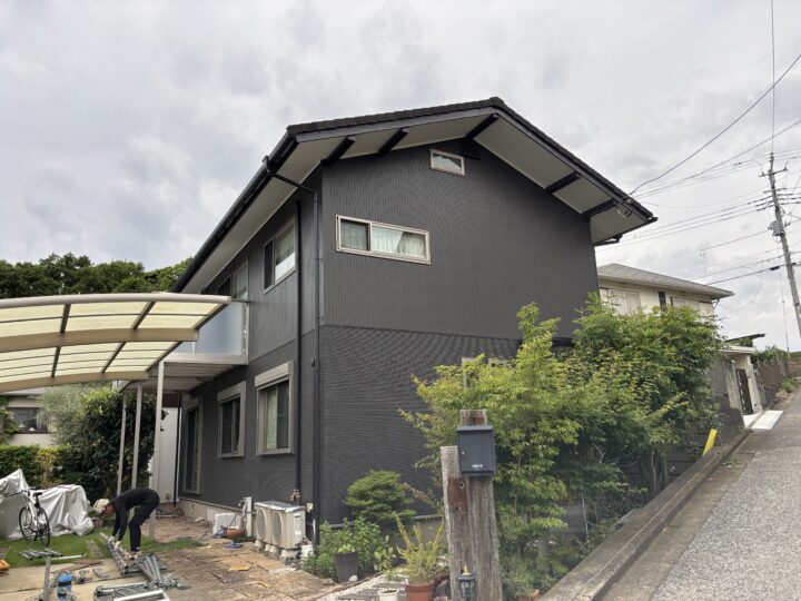 茅ヶ崎市赤羽根　Y様邸外壁塗装工事